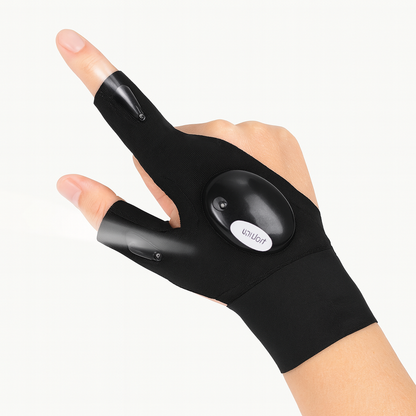 LightGrip™ – rękawice z wbudowanym oświetleniem LED do roweru, wędkowania i prac nocnych