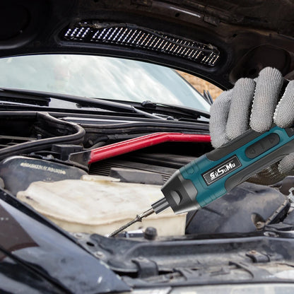 PowerScrew Pro™ – elektryczny wkrętak USB 1300mAh z regulacją momentu i zestawem bitów