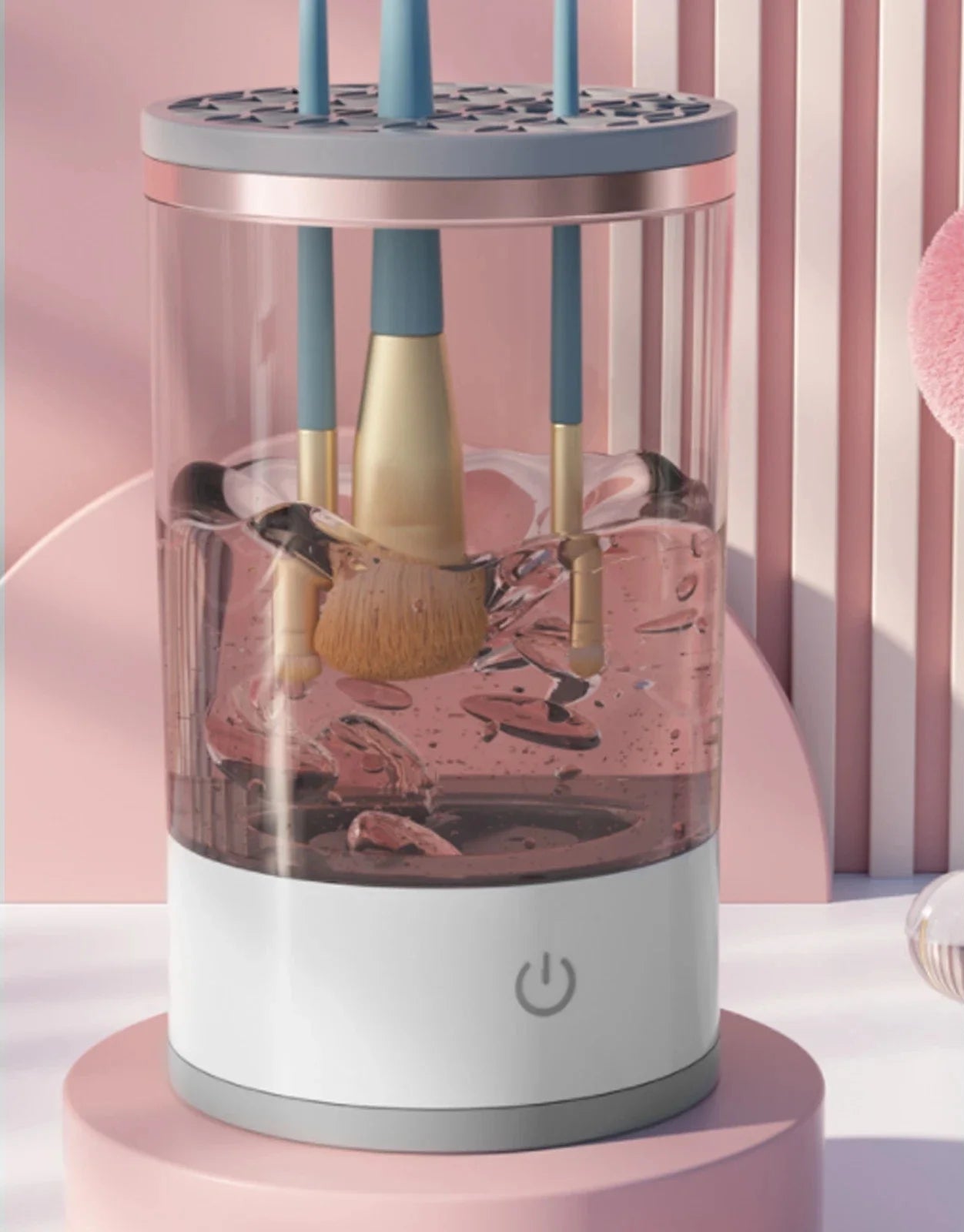 CleanBrush Pro™ – elektryczna myjka do pędzli do makijażu (USB)